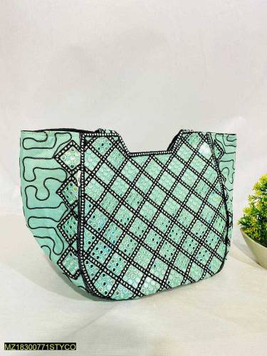 women's Fancy mirror embroidered handbag 