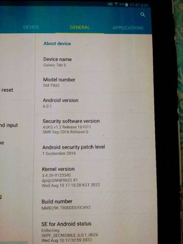 Samsung Galaxy Tab S 10.5 