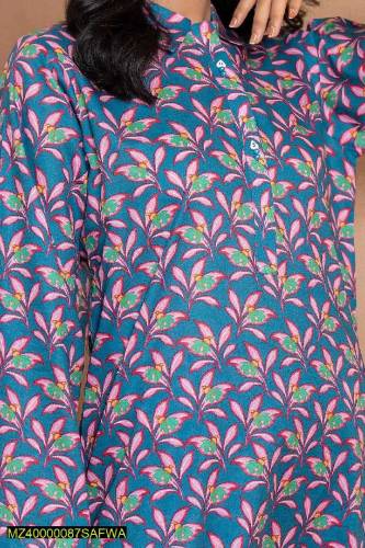 lawn printed unstitched dress 