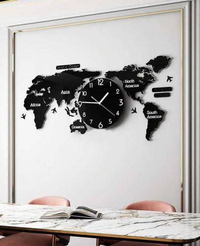 World Map design Wall Clock 