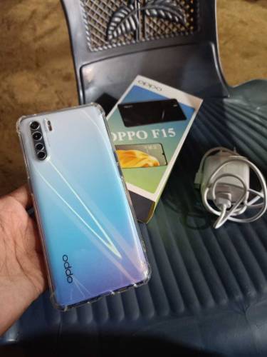 Oppo F15 8/256 box changer Sath 10 by 10 all okay 