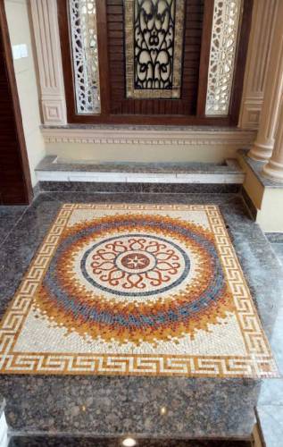stone art.in marble mosaic 