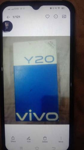 vivo y20 with box 