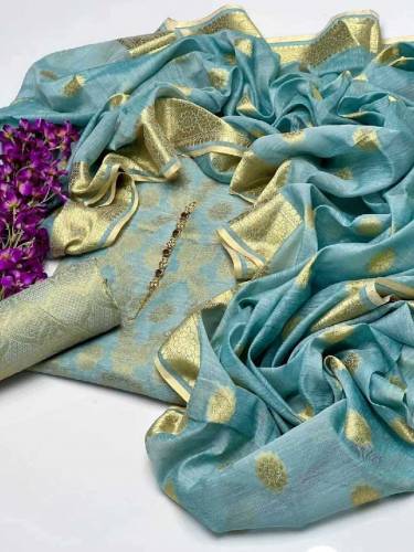 3 pic suit embroide unstich