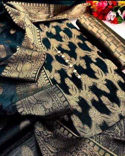 3 pic suit embroide unstich