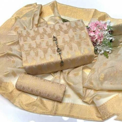 3 pic suit embroide unstich