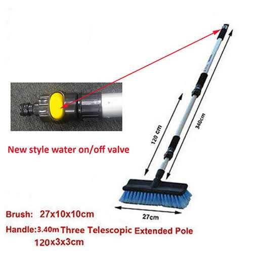 solar telescopic brush ,solar brush # cleaning brush