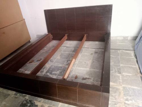 Wooden Bed 