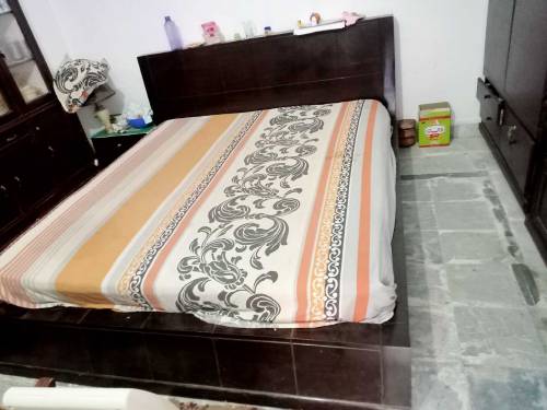 Wooden Bed 
