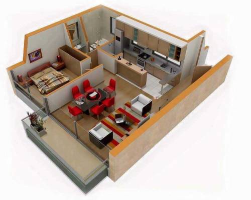 2d & 3d | Front Elevation | Animation / Interior & exterior design