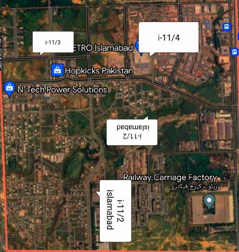 PLOTS AVAILABLE FOR SALE IN CDA SECTOR I-11 ISLAMABAD 