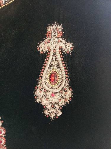 VELVET SHERWANI 