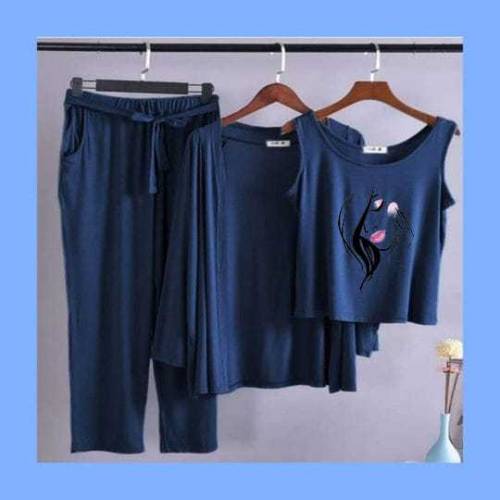 3 piece night suits 
