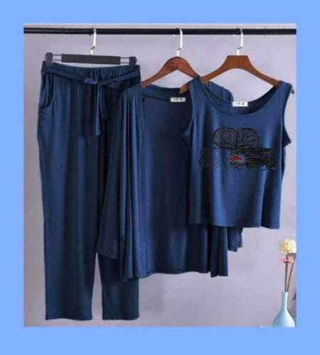 3 piece night suits 