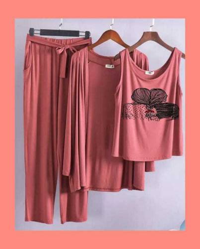 3 piece night suits 