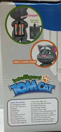 Intelligent TOM CAT with Mouth Recording, story, Music & Touch. Premiu