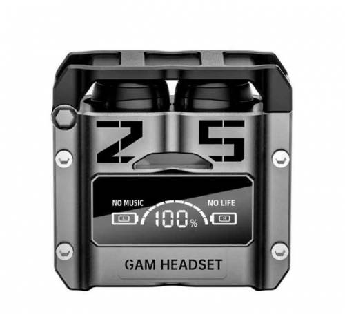 M25 Digital Display Case Earbuds, Black 