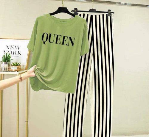 2 Pc Stitched Sleepwear For Women 