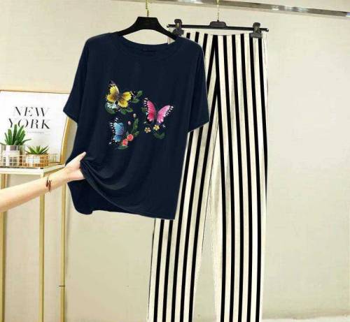 2 Pc Stitched Sleepwear For Women 