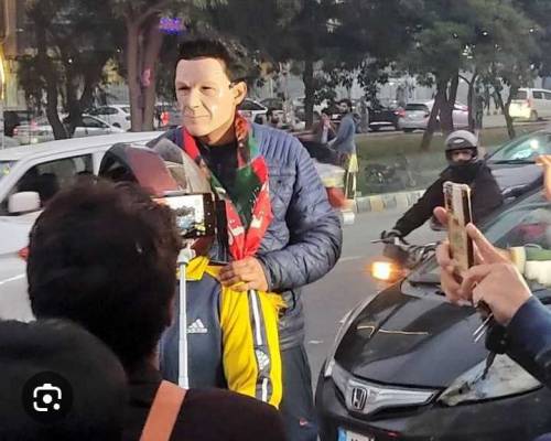 Imran khan,s Face mask