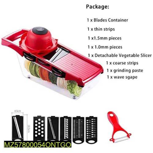 10 in 1 Stainless steel food and vegetables slicer