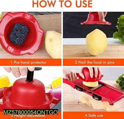 10 in 1 Stainless steel food and vegetables slicer