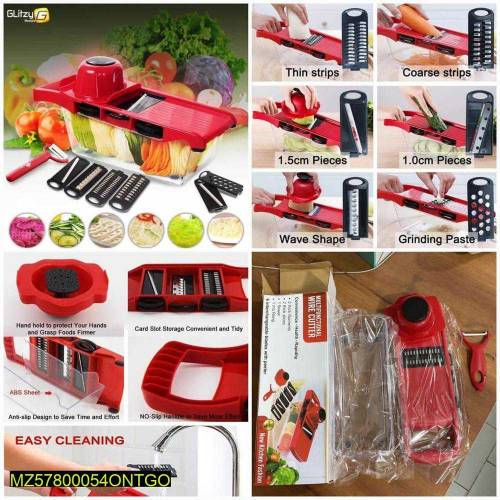 10 in 1 Stainless steel food and vegetables slicer