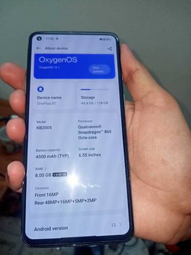 OnePlus 8T, 8/128, Patched Dual Sim, 10/10 Condition