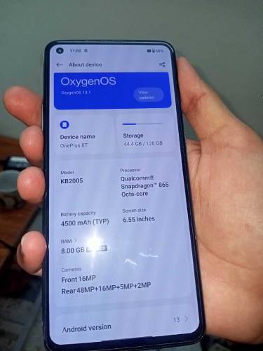 OnePlus 8T, 8/128, Patched Dual Sim, 10/10 Condition