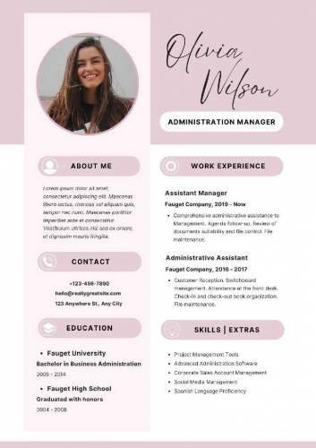 Professional CV maker and Graphic designer.