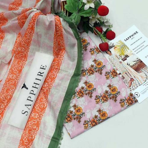 3pc unstitched lawn collection