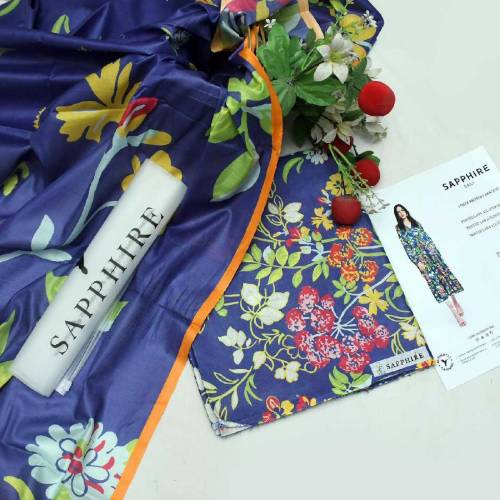 3pc unstitched lawn collection