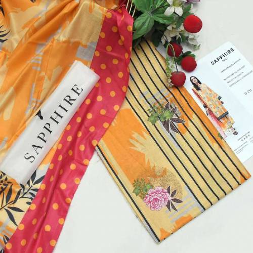 3pc unstitched lawn collection