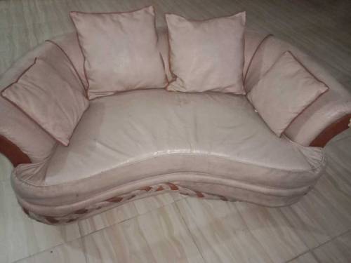 Grey color sofa good condition not too bad 
