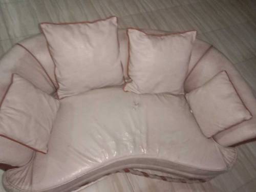 Grey color sofa good condition not too bad 