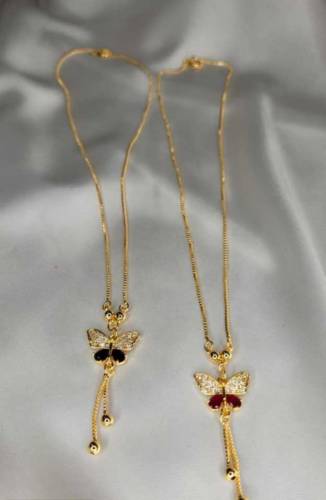 Gold Plated Butterfly Design Pendand Locket 