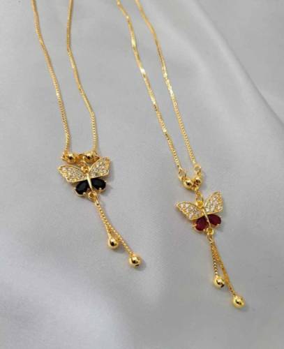 Gold Plated Butterfly Design Pendand Locket 