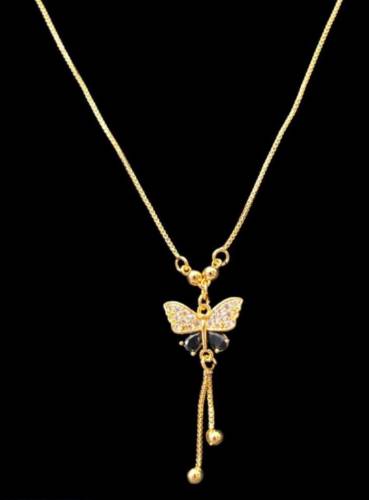 Gold Plated Butterfly Design Pendand Locket 