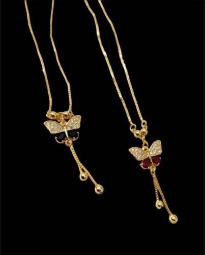 Gold Plated Butterfly Design Pendand Locket 