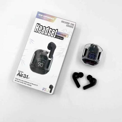 Air 31 High Quality Super Bass Sound Earbuds Imported 
