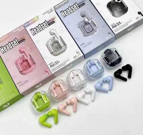 Air 31 High Quality Super Bass Sound Earbuds Imported 