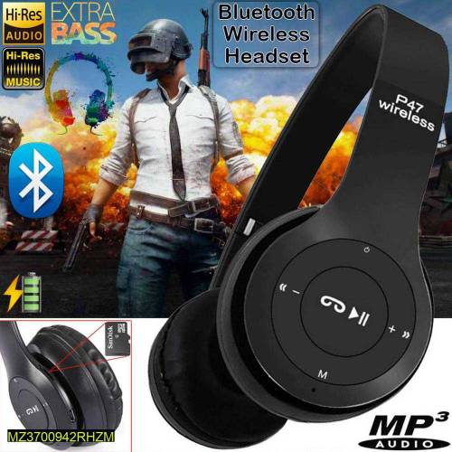 P47 Bluetooth headphones Exelent audio quality
