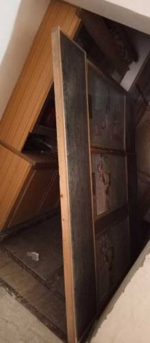 wooden shop frame