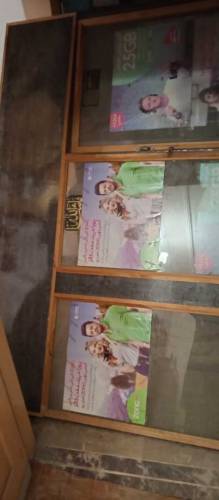 wooden shop frame
