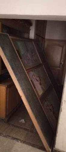 wooden shop frame