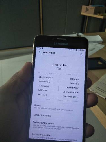 samsung Galaxy c7 pro