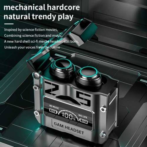 M25 Magnetic Charging Earbuds Mechanical Gaming Headphone Tws Wireless
