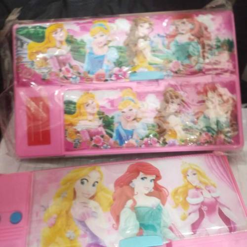 Barbie pencil box and pink colours three difference designs
