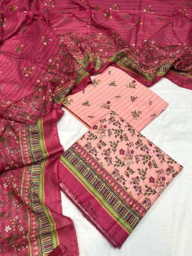 Original Bin saeed lawn 3 pc Free home delivery Allow to open parcel