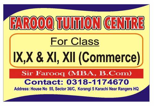 Farooq tuition center
